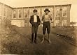 Buddy Mill Workers, One Barefoot, Chester, South Carolina, 1908 - 16" x 20" - Fine-Art Gicl??e Photographic Print of an Image from the Library of Congress Collection