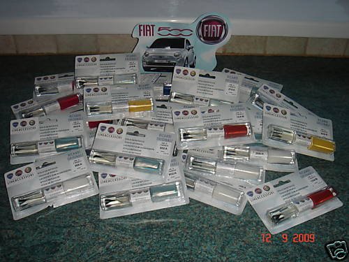 Genuine Fiat 500 Touch Up Pen. Bossa Nova White. 