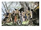 Franks Offering an Animal Sacrifice before Invading Gaul Giclee Poster Print, 24x18