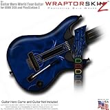 Abstract 01 Blue Skin fits Band Hero, Guitar Hero 5 & World Tour Guitars for XBOX 360 & PS3 (GUITAR