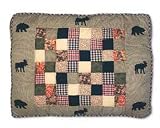 Petmate 40 x 30 Moose Medley Quilted Pet Bed
