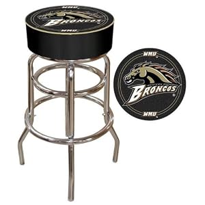 Trademark Western Michigan University Padded Bar Stool