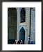 People Visiting Shrine of Hazrat Ali (Blue Mosque), Mazar-E Sharif, Afghanistan Styles Framed Art Poster Print by Stephane Victor, 18x22