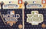 Texas Rangers 2 Patch Combo - 2010 World Series + 2011 World Series Patches - Official MLB Licensed