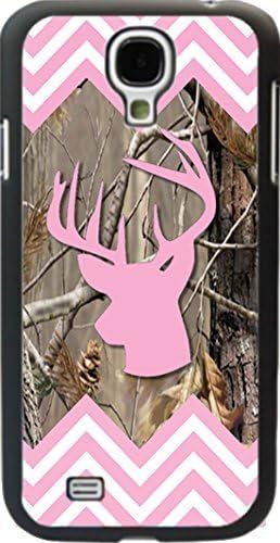Country Girl Light Pink Chevron Buck Camo Case For Samsung Galaxy S4