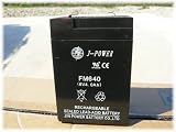 6V4AH密閉型バッテリー(MF/VRLA)蓄電池 電動玩具の6Vバッテリー交換などに。