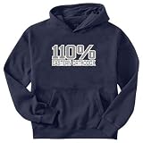 Sweatshirt Navy Blue " 110% Eastern Orthodox " Religion
