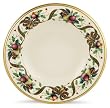 Lenox Holiday Tartan Gold Banded Ivory China Pasta Bowl/Rim Soup
