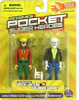  DC COMICS POCKET SUPER HEROES GREEN LANTERN VS. SOLOMON GRUNDY