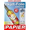 Data Becker Original-Papier : Inkjet-Folie wetterfest matt