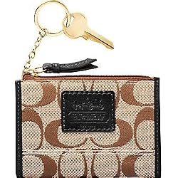 AUTHENTIC COACH BLEECKER SIGNATURE MINI SKINNY CARD/COIN CASE 41531