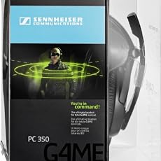 Sennheiser Communications ヘッドバンド型両耳式プレミアムゲーミングヘッドセット PC 350 502141