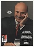 2004 Dr. Phil McGraw Got Milk? Mustache Photo Print Ad