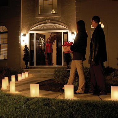 JH Specialties 10- Count Electric Luminaria Kit- Tan/ Kraft On Sale