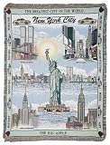 New York City Tapestry Throw Blanket 50 x 60