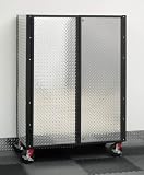 Garage Fabricators Diamond Plate Mobile Garage Cabinet