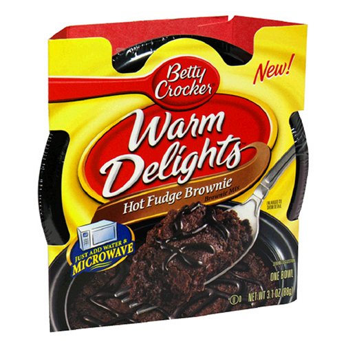 Buy Betty Crocker Warm Delights, Hot Fudge Brownie, 3.1-Ounce Bowls (Pack of 16)