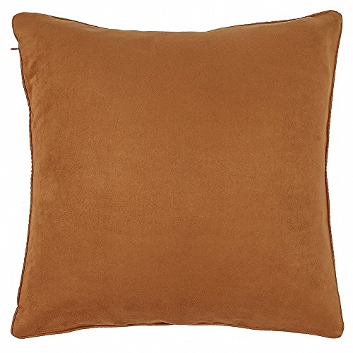 DreamHome - Solid Faux Suede Euro Pillow Cover, 26