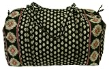 Vera Bradley Classic Black Large Duffle~New!