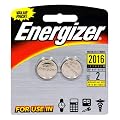 Energizer Watch/Electronic Batteries, 3 Volts, 2016, 2 batteries
