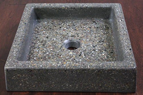 Exposed Aggregate Concrete Vessel Sink