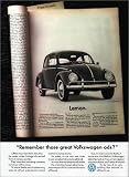 Remember Those Great Volkswagen Ads?