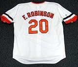 Frank Robinson Autographed/Hand Signed Baltimore Orioles White Jersey 66 AL TC, 66 WS MVP, 586 HR's,