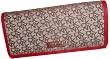 Women's DKNY Large Carry All Wallet T&C Classics Chino/Red