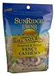Sunridge Farms Fancy Whole Roasted Salted Cashews, 8-Ounce Bags (Pack of 6)
