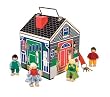 Melissa & Doug Deluxe Wooden Doorbell House