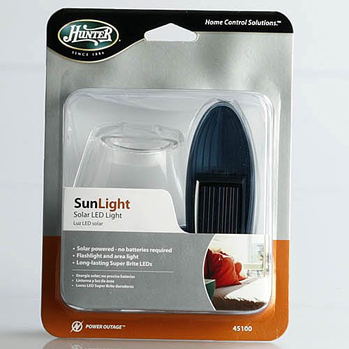 Hunter 45115 Sunlight Solar Led Light, Blue On Sale