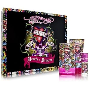 Amazon.com : Best Deal ED HARDY HEARTS & DAGGERS Women Gift Set Eau de Perfume 1.7 Spray + .25 Spray + 3 OZ Lotion Review