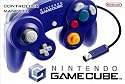Manette Nintendo GameCube - Coloris Violet/Transparent