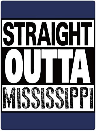 Straight Outta Mississippi Sport Beach Bath Light Towel Unisex White
