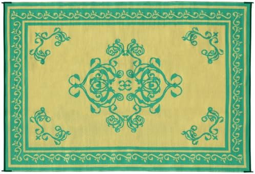 Faulkner 48453 Monte Carlo 9 by 12-Feet Green Multi-Purpose Mat
