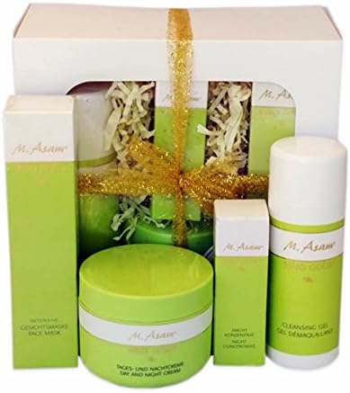 Evening Skin Care Gift Set with our Refreshing Cleansing Gel an Intensive Face Mask, a Restorative Overnight Concentrate and Moisturizer