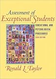 Product details for Assessment of Exceptional Students: Educational and Psychological Procedures (6th Edition)