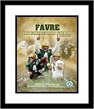 Brett Favre Green Bay Packers - 250th Straight Start Collage - Framed 8x10 Photograph
