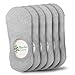 Low Cut No Show Socks For Men - Large, Bamboo Fiber w/ HeelHug Technology (Pack of 6)