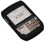 Blackberry 8700 Crystal Protective Case Rubberized (Black) - Image Brand