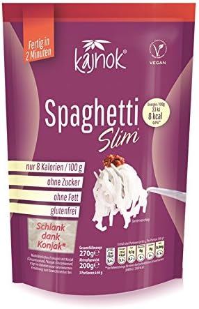 Kajnok Konjac Shirataki Spaghetti Slim Low Carb Vegan 9.53oz