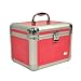 Roo Salon Beauty Box Case Small Rose Croc Coral