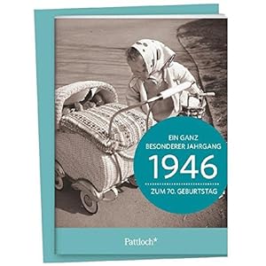 1946 - Ein ganz besonderer Jahrgang Zum 70. Geburtstag: Jahrgangs-Heftchen mit Umschlag