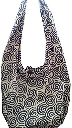 Swirl Beige Color Shoulder bag Sling bag Cross body Bohemian style Elephant Stripes