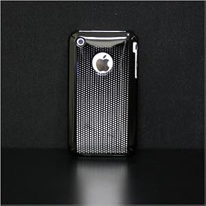 iPhone 3GS and 3G Slim Fading Laser Dots Case (Silver)