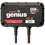 NOCO Genius GENM1 4 Amp 1-Bank Waterproof Smart On-Board Battery Charger