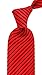 Scott Allan Red Pencil Stripe Tie For Men | Power Tie | Classic Woven Jacquard Red Striped Necktie | Corbatas para Hombres Elegantes Rojo