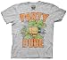 Search : TMNT Teenage Mutant Ninja Turtles Party Dude Gray T-shirt Tee