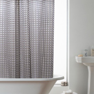 3D Hookless Shower Curtain in Smoke