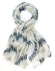 Autograph Pure Modal Lightweight Fan Print Scarf
